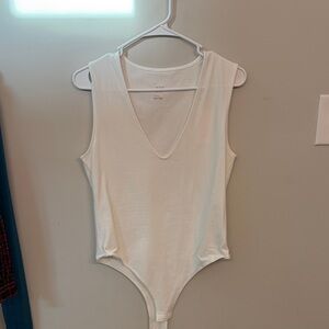 a new day White Sleeveless Bodysuit